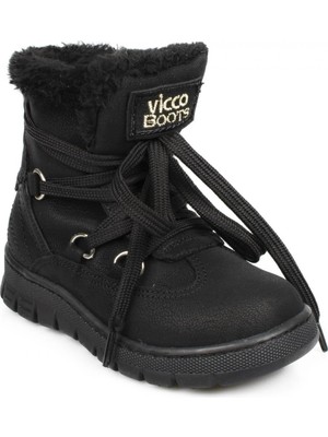 Vicco V1059159 Spor Bot Siyah Bebe Çocuk Ayakkabı