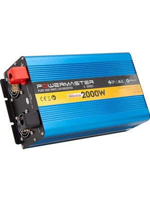 Powermaster PWR-2000 12 Volt 2000 Watt Pure Sinüs Wave Inverter