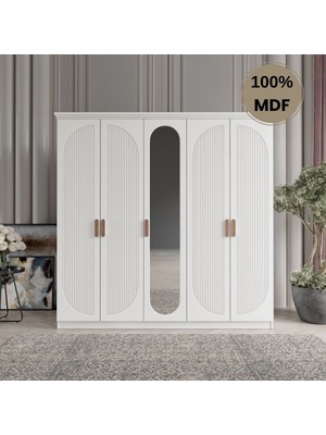 Comiet Soho 5 Kapak Mdf Gardırop