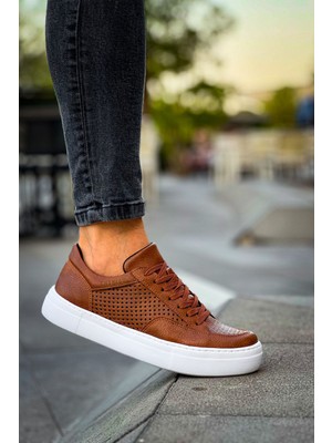 Zerenyus ZRC015 First Edition Premium Erkek Günlük Sneaker Taba