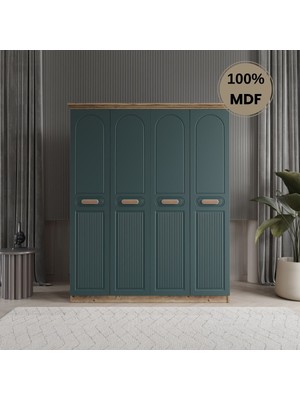 Comiet Pera 4 Kapak Mdf Gardırop