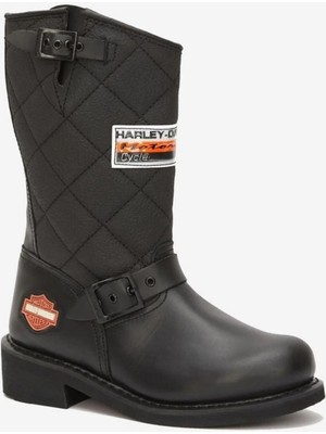 Harley Davidson Lastik Tabanlı Deri Bot