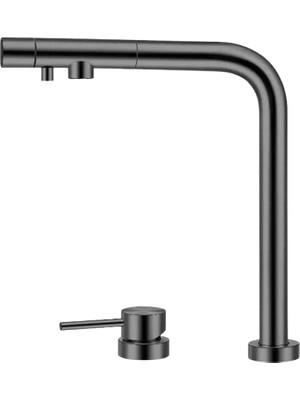 Crauf Ocean Trio 4075 Pvd Füme Mutfak Bataryası