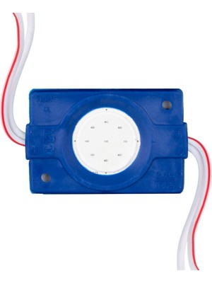 Powermaster 12 Volt 2.4 Watt Mavi Cob LED Modül - 40X22 mm