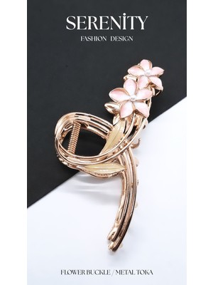 Serenity Renkli Lotus Çiçeği Figür Metal Mandal Toka