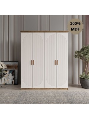 Comiet Soho 4 Kapak Mdf Gardırop