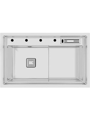 Crauf Lusso 1055 80CM Inox Mutfak Evyesi