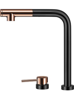 Crauf Ocean Lift Pro 4080 Pvd Füme Mutfak Bataryası