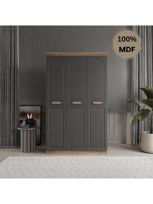 Comiet Pera 3 Kapak Mdf Gardırop