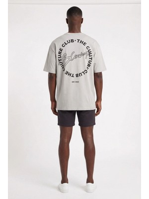 Blow Up Future Gen Couture Gri Oversize Erkek T-Shirt 141391