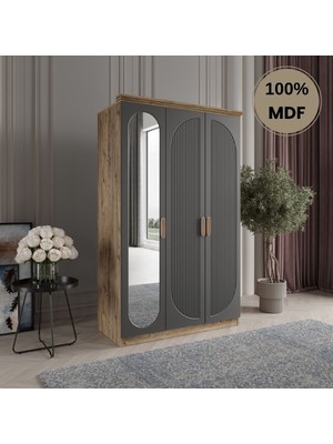 Comiet Soho 3 Kapak Mdf Gardırop