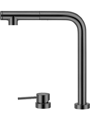 Crauf Ocean Lift Pro 4080 Pvd Füme Mutfak Bataryası