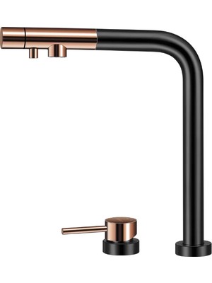Crauf Ocean Trio 4075 Pvd Füme Mutfak Bataryası