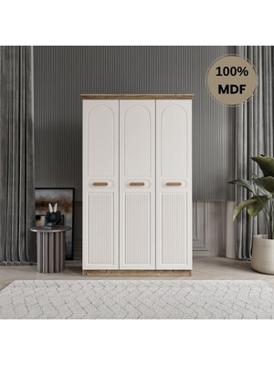 Comiet Pera 3 Kapak Mdf Gardırop