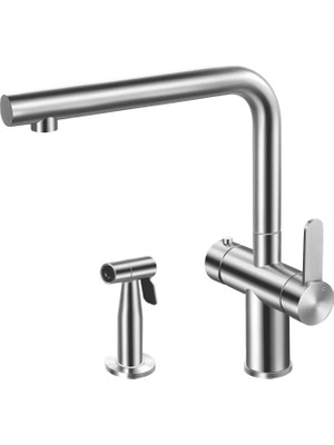Crauf Lusso Station 4045 Inox Mutfak Bataryası
