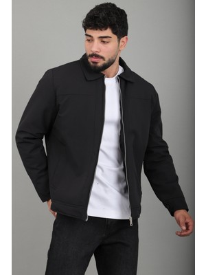Stil Kombin Içi Kürklü Yakalı Orta Kışlık Mont Pldp 3033-M_50511