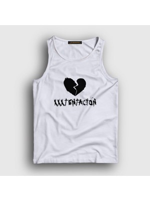 Presmono Unisex Beyaz Broken Heart XXXTentacion Atlet