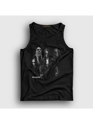 Presmono Unisex Siyah Band Gorgoroth Atlet