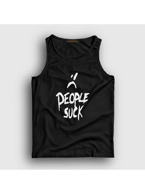 Presmono Unisex Siyah People Suck XXXTentacion Atlet