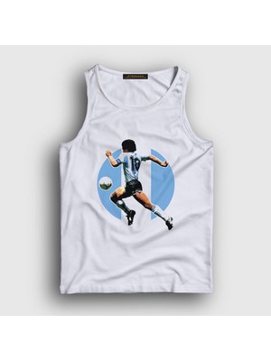 Presmono Unisex Beyaz Futbol Run Maradona Atlet