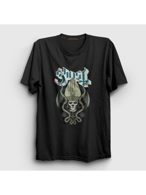 Presmono Unisex Siyah Snakes Ghost T-Shirt
