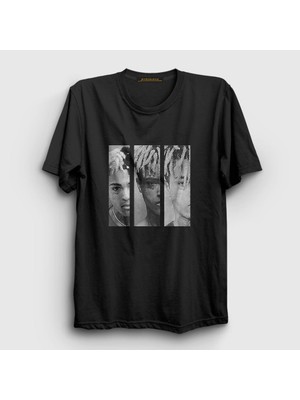 Presmono Unisex Siyah Three XXXTentacion T-Shirt