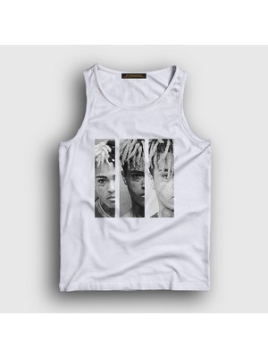 Presmono Unisex Beyaz Three XXXTentacion Atlet