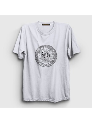 Presmono Unisex Beyaz Red Rocks Gojira T-Shirt
