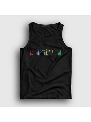 Presmono Unisex Siyah Four Colors Gorillaz Atlet