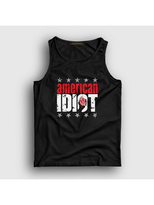 Presmono Unisex Siyah American Idiot V3 Green Day Atlet