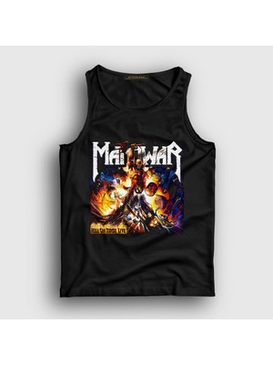 Presmono Unisex Siyah Hell On Stage Manowar Atlet