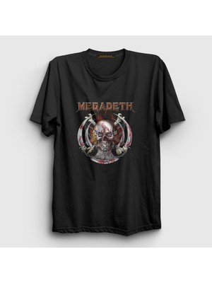 Presmono Unisex Siyah Blades Megadeth T-Shirt