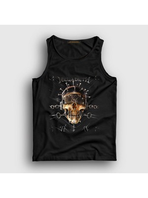 Presmono Unisex Siyah Nails Megadeth Atlet