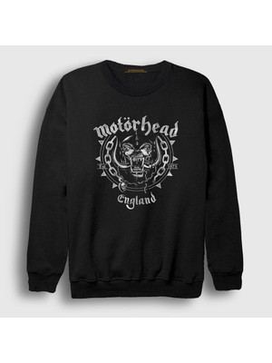 Presmono Unisex Siyah Chains Motörhead Sweatshirt