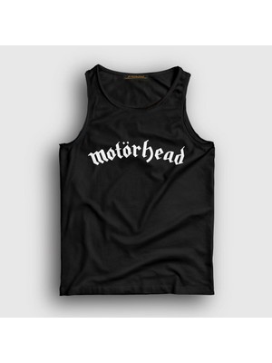 Presmono Unisex Siyah Motörhead Atlet