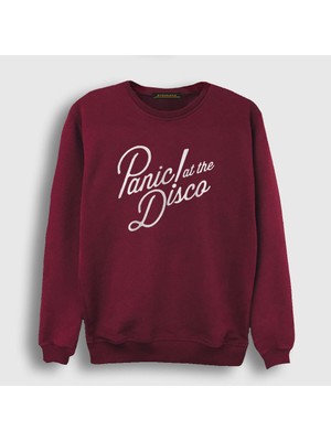 Presmono Unisex Bordo Rare To Die Panic! at the Disco Sweatshirt