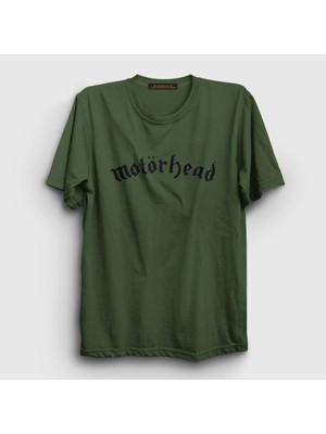 Presmono Unisex Haki Motörhead T-Shirt