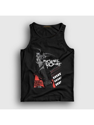Presmono Unisex Siyah One Night My Chemical Romance Atlet