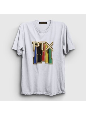 Presmono Unisex Beyaz Vintage Pentatonix T-Shirt