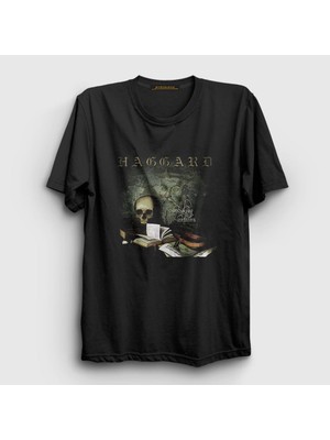 Presmono Unisex Siyah Centuries Haggard T-Shirt