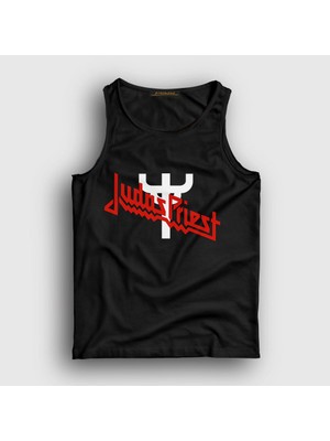 Presmono Unisex Siyah Logo V3 Judas Priest Atlet