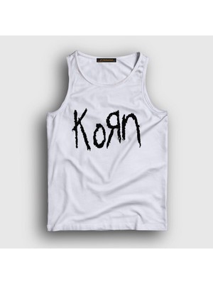 Presmono Unisex Beyaz Logo Korn Atlet