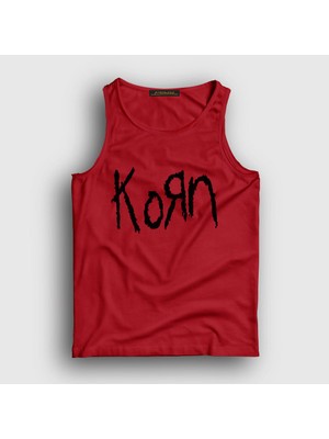 Presmono Unisex Kırmızı Logo Korn Atlet