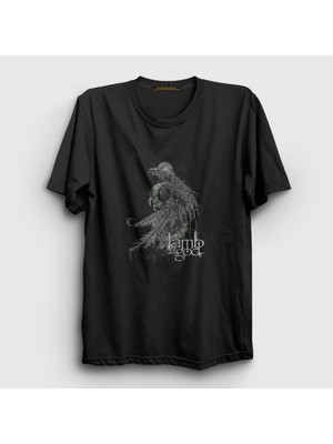 Presmono Unisex Siyah Ashes Lamb Of God T-Shirt