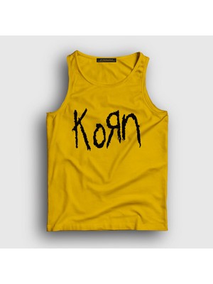 Presmono Unisex Sarı Logo Korn Atlet