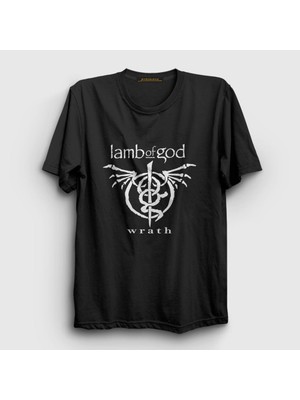 Presmono Unisex Siyah Wrath Lamb Of God T-Shirt