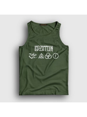 Presmono Unisex Haki Symbols Led Zeppelin Atlet