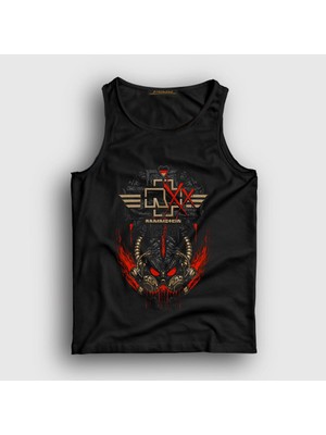 Presmono Unisex Siyah Zwanzig Rammstein Atlet