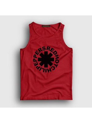 Presmono Unisex Kırmızı Logo V3 Red Hot Chili Peppers Atlet