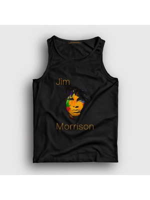 Presmono Unisex Siyah Jim The Doors Atlet